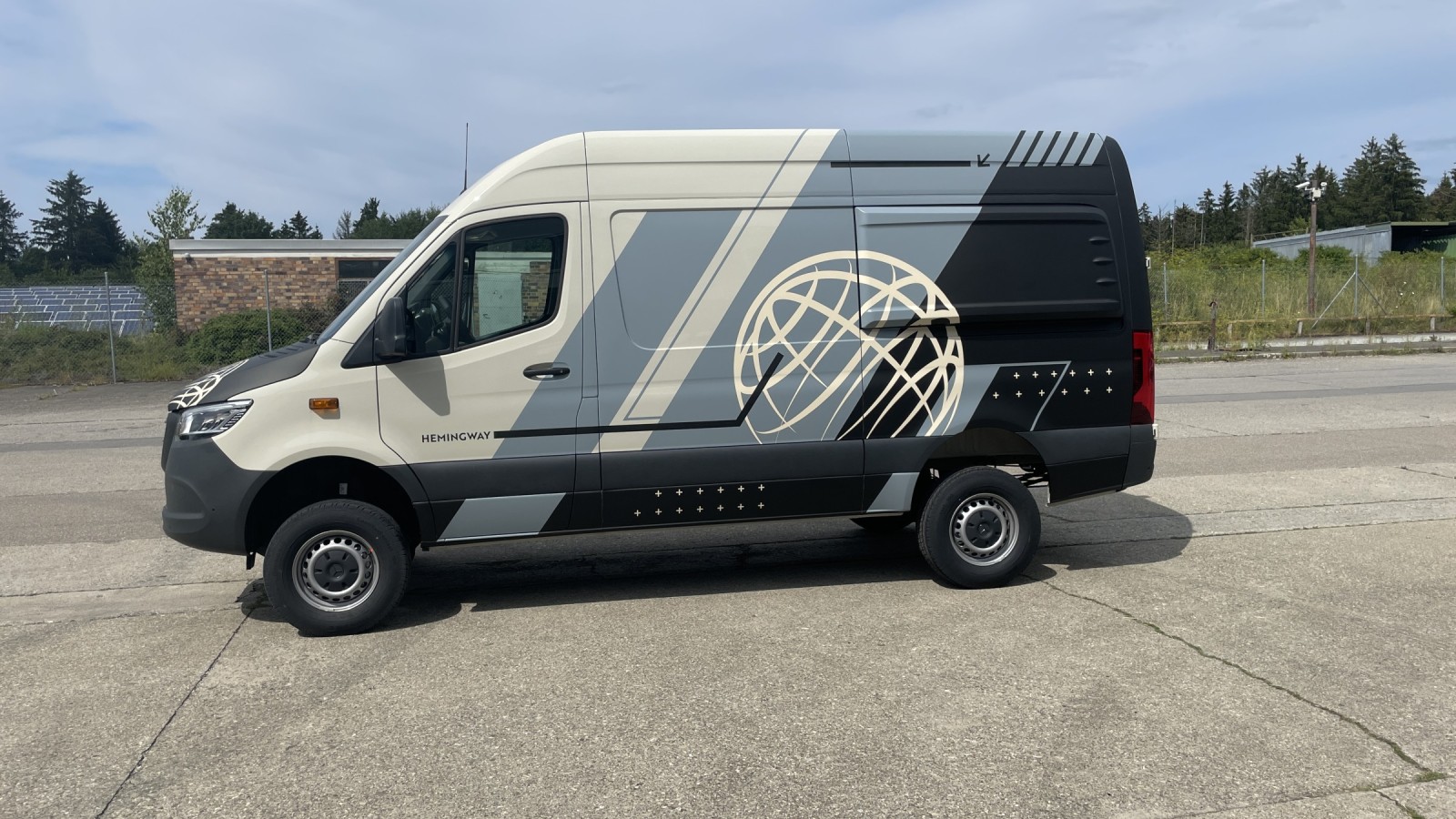 Folierung von Campingwagen, Wohnwagen und ausgebauten Vans