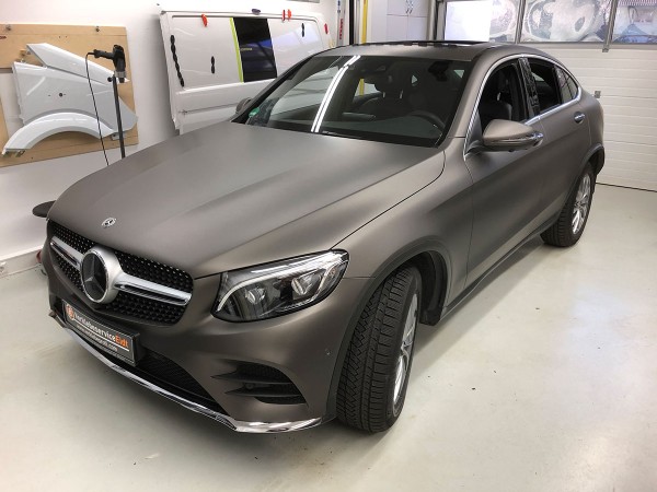 Mercedes GLC Coupé Matte Charcoal Metallic